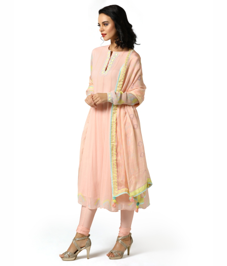 Raspberry Anarkali set2