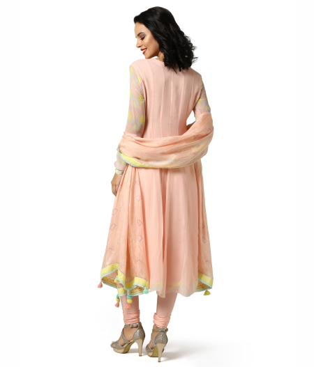 Raspberry Anarkali set4