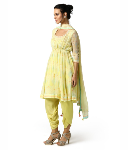 Lemon Tart Dhoti Set2