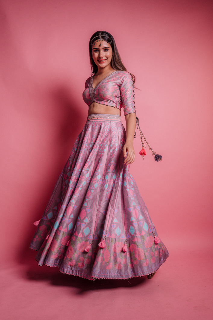 La vie en Rose Lehenga Set3