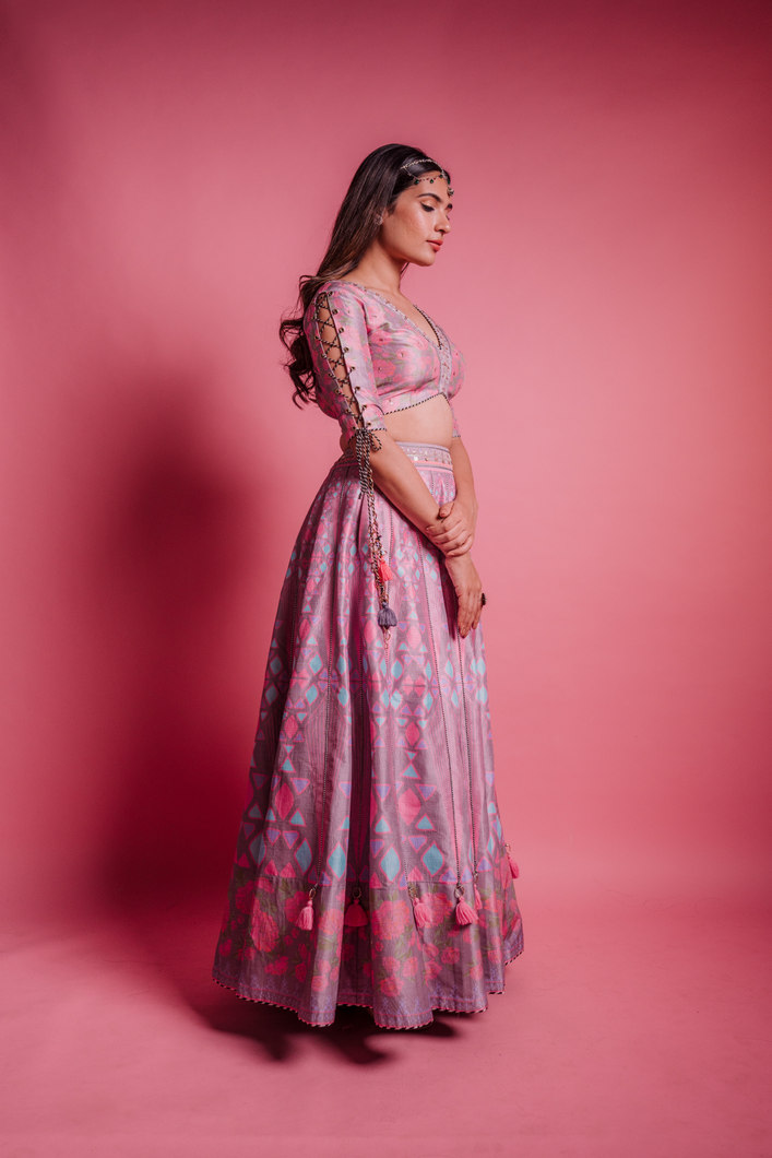 La vie en Rose Lehenga Set4