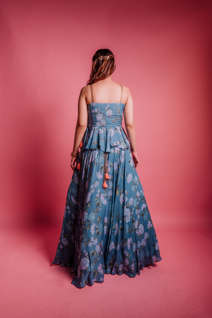 Floret Skirt & Crop Top4