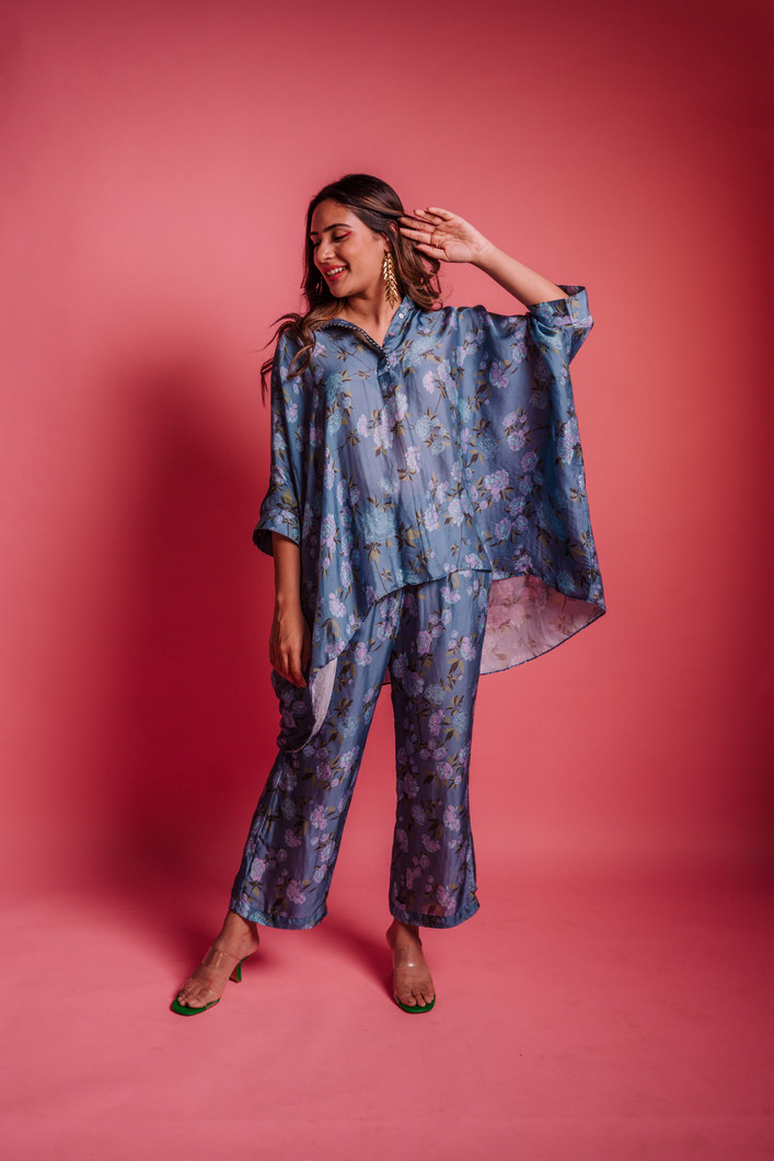 Blue Daisy Co-Ord Set2