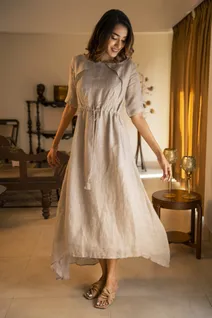 Summer Linen Dress1