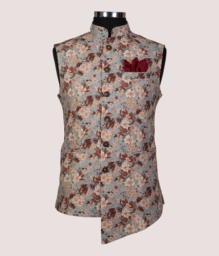 Blue Floral Bundi - VL 14471