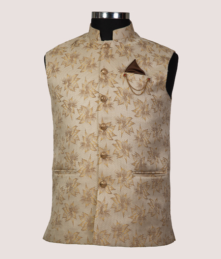 Beige Leaf Bundi - VL 14891
