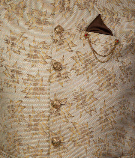 Beige Leaf Bundi - VL 14892