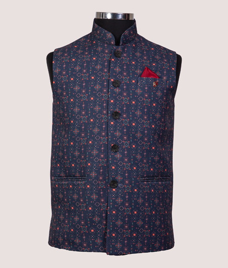 Blue Modern Pattern Bundi - AST 18451