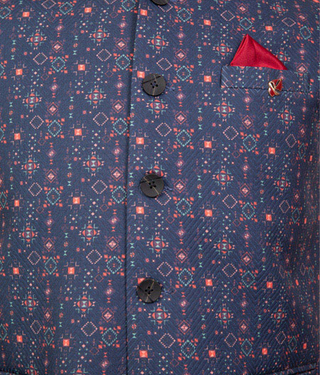 Blue Modern Pattern Bundi - AST 18452