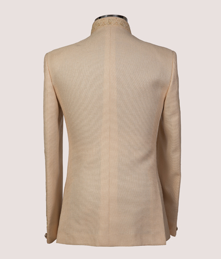 Beige Bandhgala - 1577 HOS3