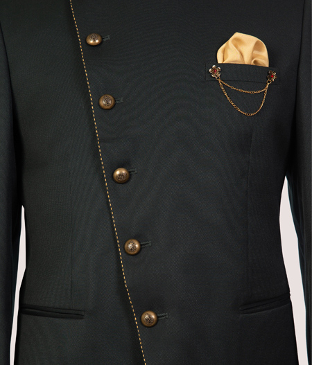 Green Bandhgala - SUT 1624 HT2