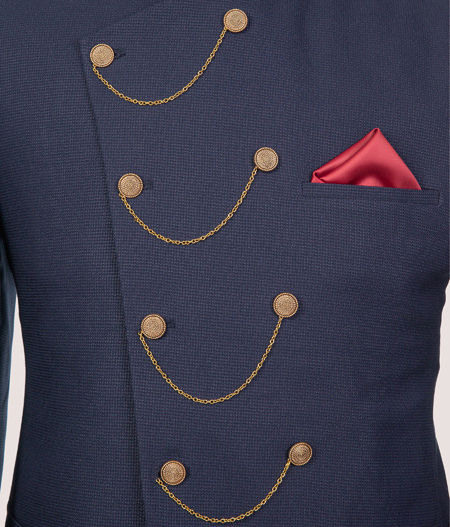 Blue Chain Bandhgala - ARK 54672