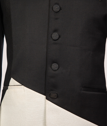 Black And White Bandhgala - JP 52 572