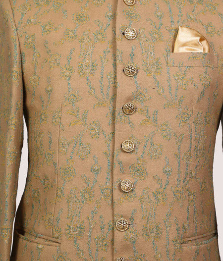 Cream Creeper Bandhgala - 52