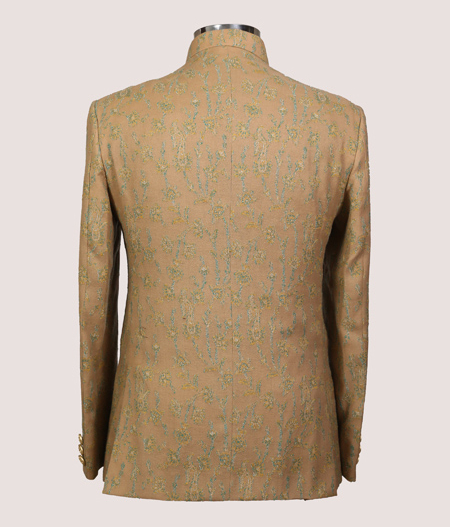 Cream Creeper Bandhgala - 53