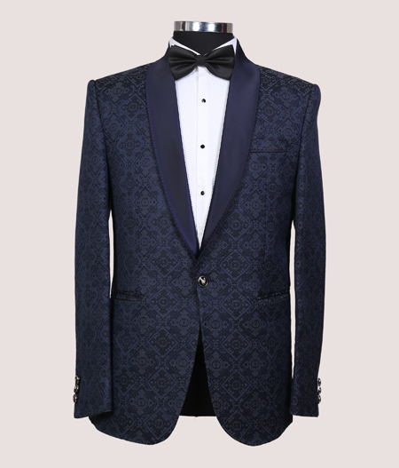 Blue Pattern Tuxedo - AST 16811