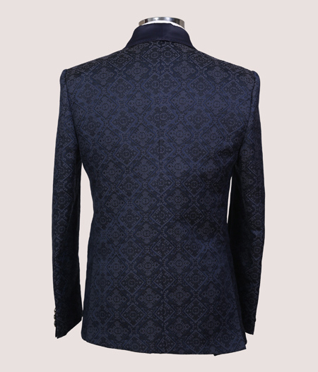 Blue Pattern Tuxedo - AST 16813
