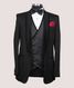 Black Tuxedo with Grey Waistcoat - SUT 3591