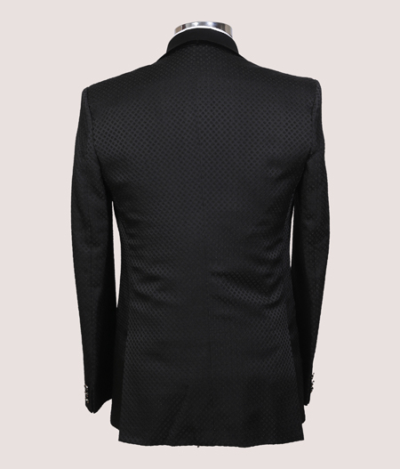 Black Tuxedo with Grey Waistcoat - SUT 3593