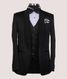 Black Tuxedo with Black Waistcoat - SUT 4291