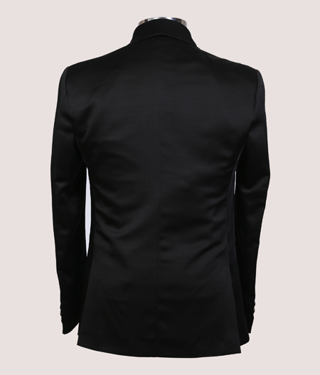 Black Tuxedo with Black Waistcoat - SUT 4293