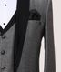 Grey Stroked Tuxedo - SUT 16572