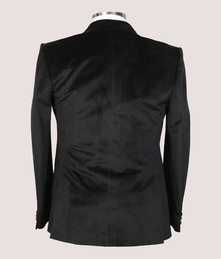 Black Velvet Three Piece Suit - SUT T3 362 93