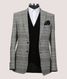 Grey Checked Three Piece Suit - SUT 17261