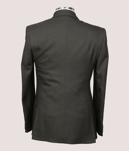 Green Checked Three Piece Suit - SUT 17233