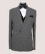 Grey Single Button Suit - SUT 17131