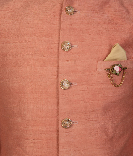 Pink Frosted Sherwani - IW 9122