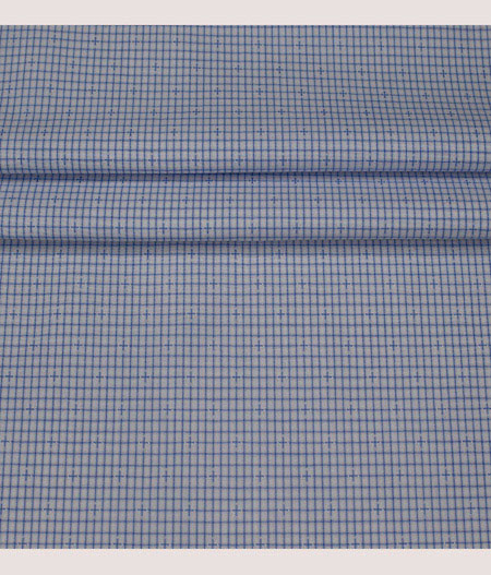 Light Blue Self Textured Checked - AA 10091