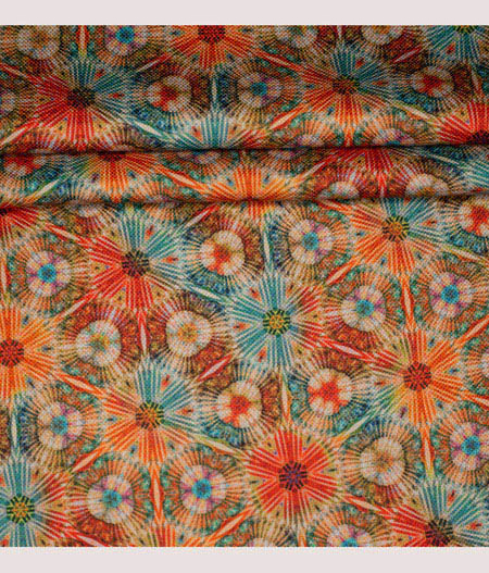 Hand Painted Fabric - AA 54501