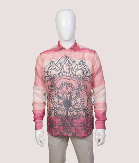 Pink Abstract Shirt FS - AAL 67361