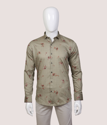 Green Pattern Shirt FS - ACL 24071
