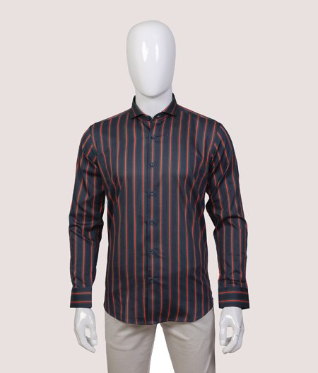 Blue And Red Striped Shirt FS - ACP 1404/21