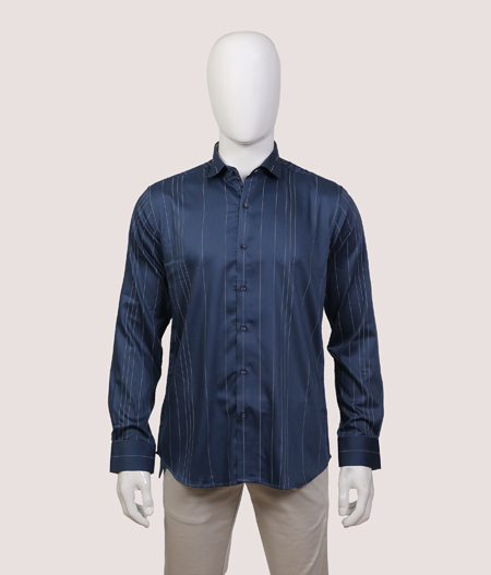 Blue Stripe Shirt FS - ACL 26901