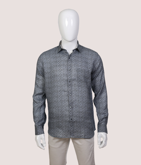 Grey Pattern Shirt FS - ACL 3408/1 (2)1