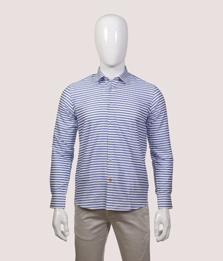 Horizontal Blue Cotton FS - CAL 27211