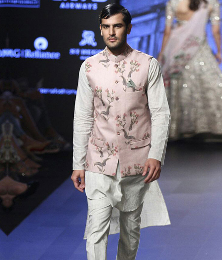 Hand Painted Bundi Kurta1