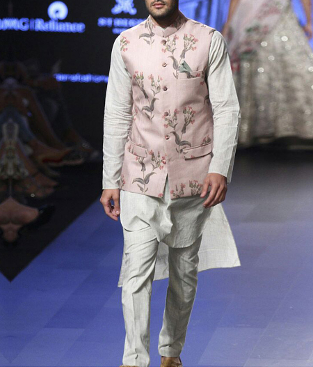 Hand Painted Bundi Kurta2