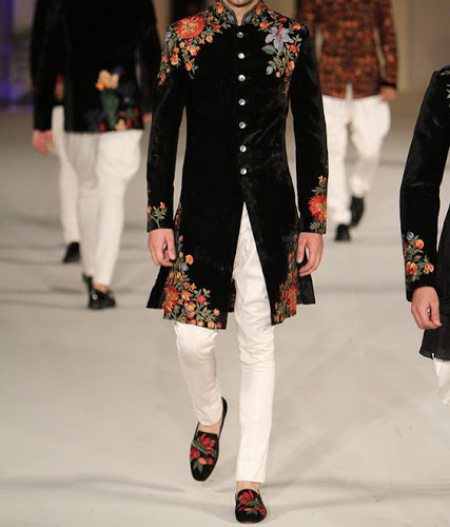 Abstract Designer Sherwani2