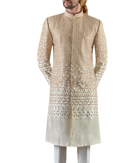 Gotha Gold Sherwani1