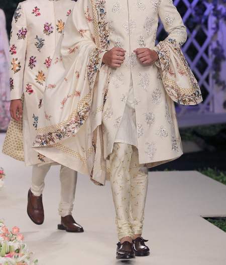 Silver Glow Sherwani2