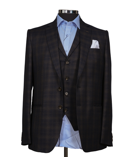 NAVY OXFORD CHECKED1