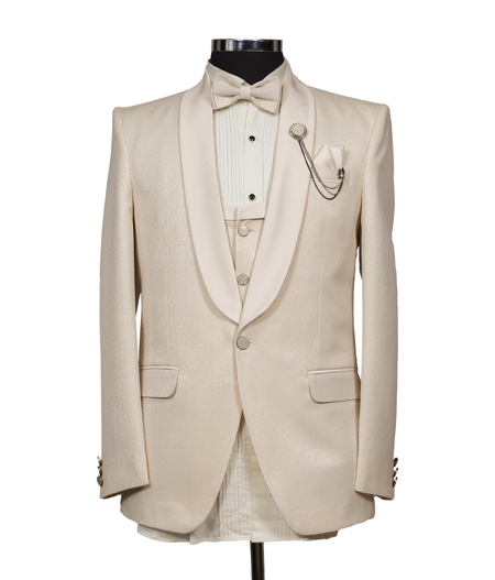 Off-White Tuxedo Suit1