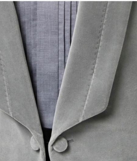 Ash Grey Tuxedo Suit3