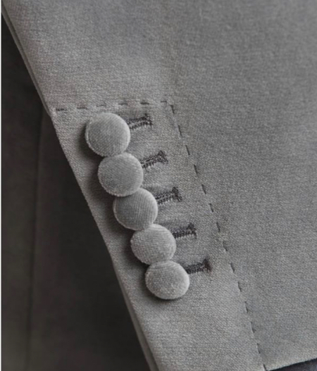 Ash Grey Tuxedo Suit4