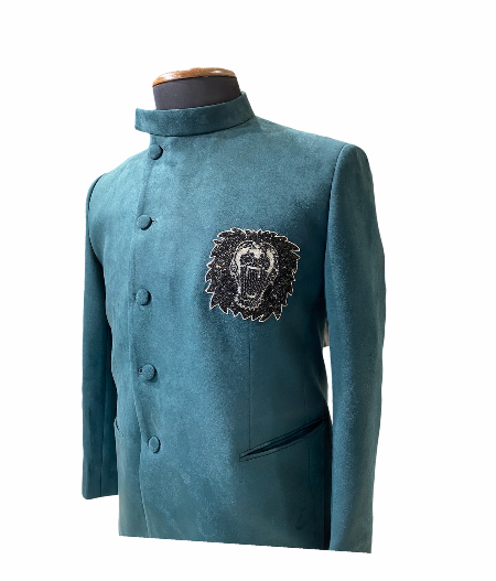 Motif Suede Bandgala2