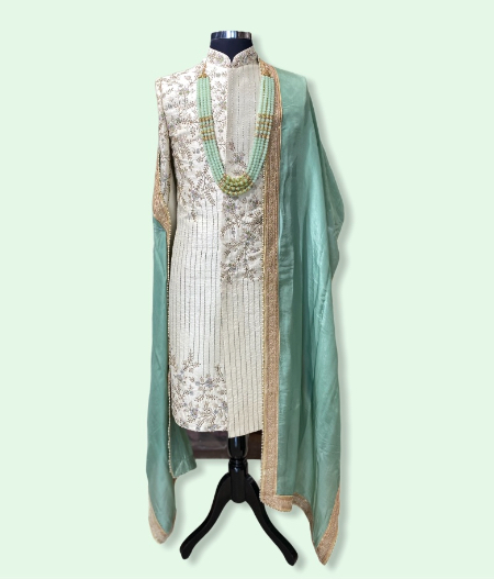 Pastel Pearl Sherwani1